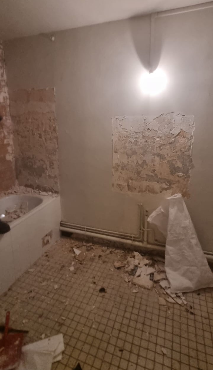 Douche avant rénovation